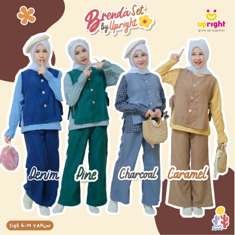 Setelan Anak Perempuan Junior Brenda Set By Upright