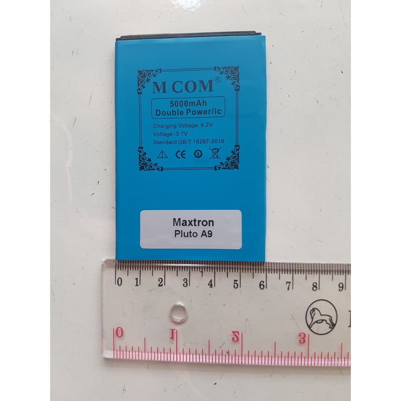 Mcom Battery Batre Baterai Double Power Mcom Maxtron Pluto A9