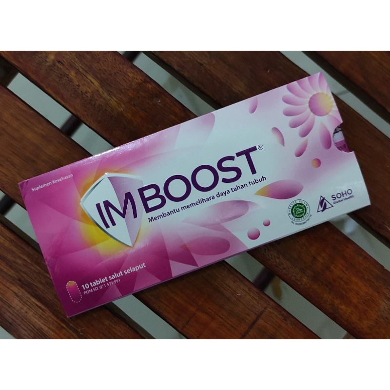 Imboost 10 Tablet / Antioksidan / Daya Tahan Tubuh / Penyembuhan Pasca Sakit