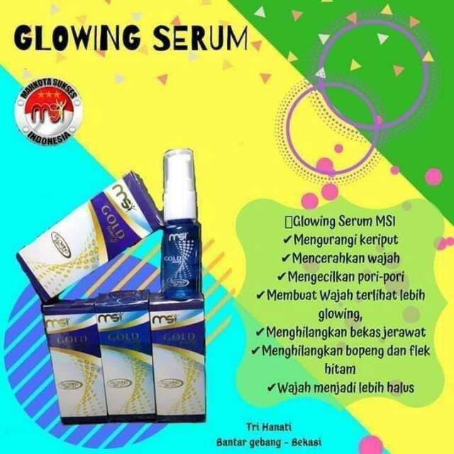 Serum Glowing SERUM WAJAH HERBAL MSI