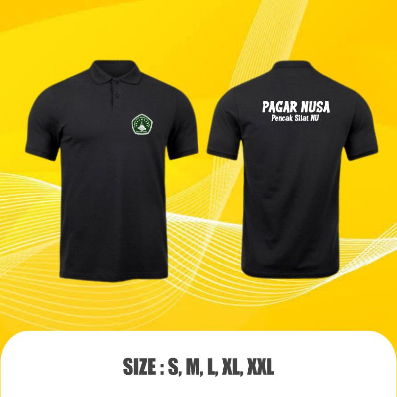 KAOS POLO PAGAR NUSA PENCAK SILAT NU
