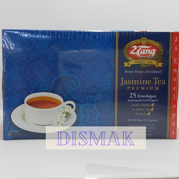 Teh 2 Tang Celup Premium Jasmine Melati AMPLOP