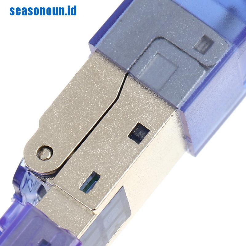 (Ssn) Cat6A / 7 / 8 Konektor Ftp Rj45 Bahan Metal