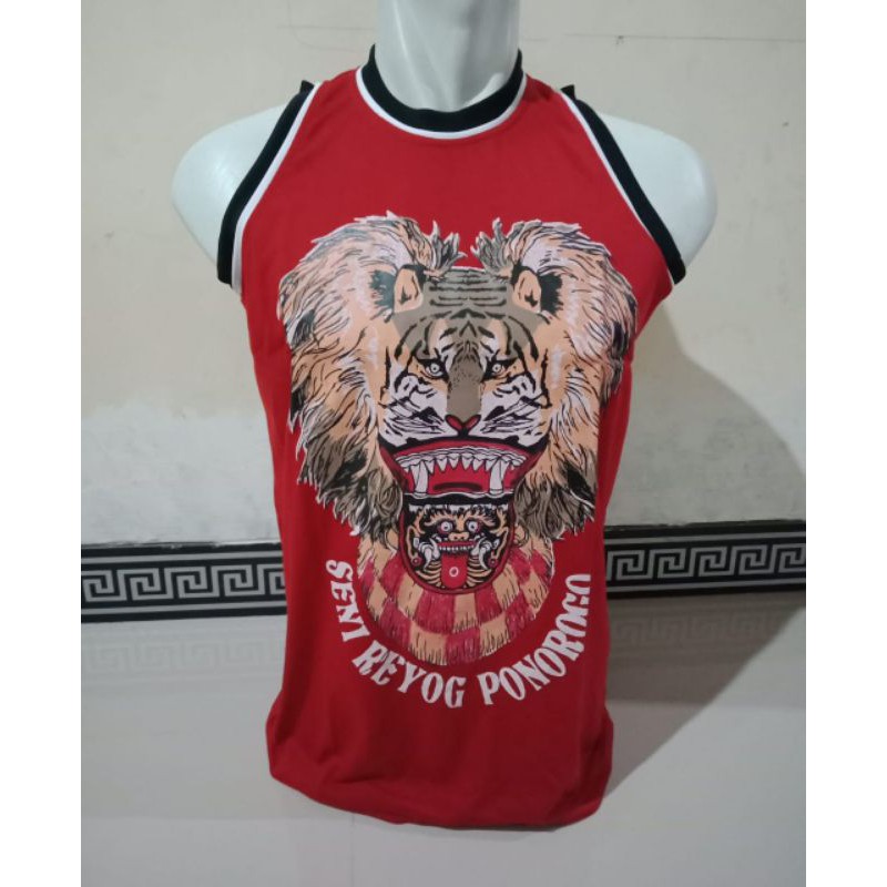 kaos. kaos singlet. singlet reog. singlet warok. singlet pembarong