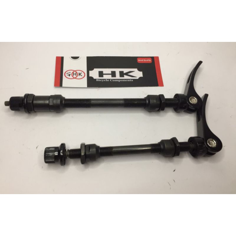 As roda quick release / As Qr Sepeda /As bolong QR Sepeda Depan dan belakang baik / As trek Muka Bel