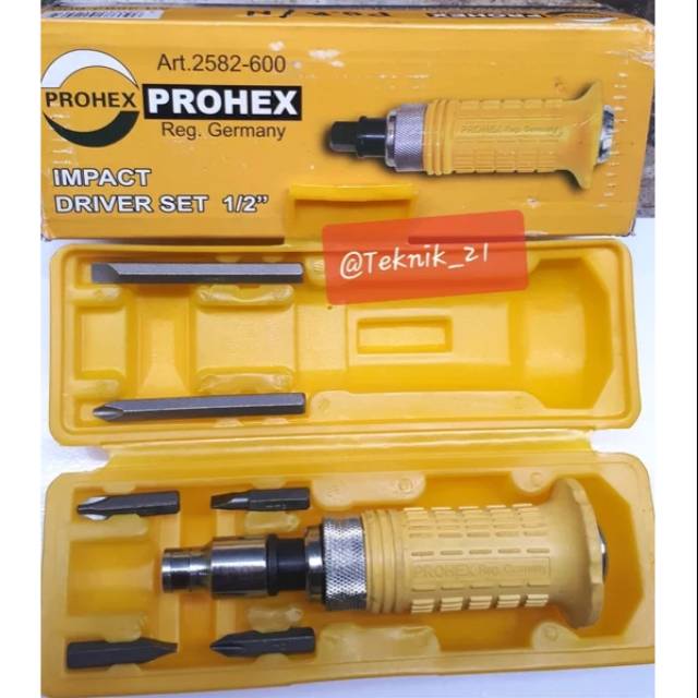 OBENG KETOK PROHEX GERMANY ISI 7 PCS OBENG KETOK MURAH