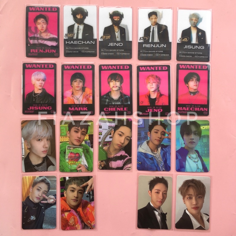 PC NCT Dream Glitch Mode Scratch Digipack Lenti Haechan Jeno Renjun Mark Jaemin Jisung Chenle Offici