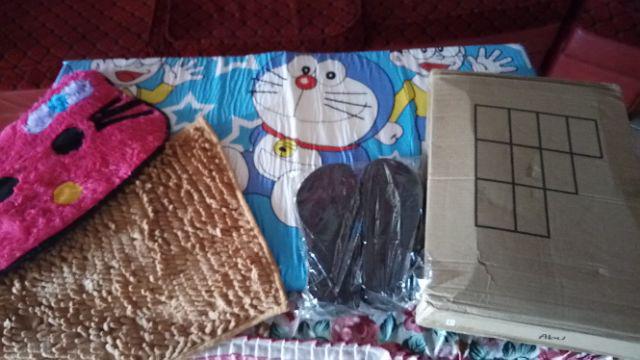 Rak Buku Portable 3 Sisi