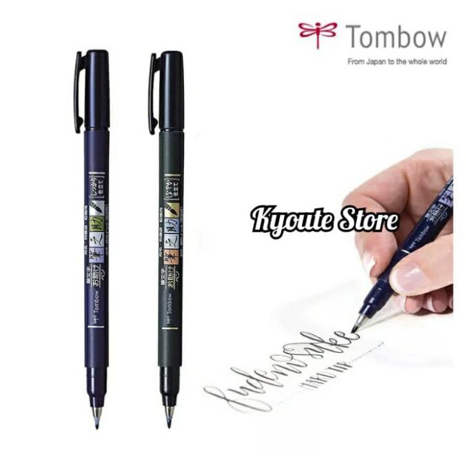 

HOT PROMO Tombow Fudenosuke Soft Hard Tip Brush Pen Lettering Kaligrafi - Hard Tip .
