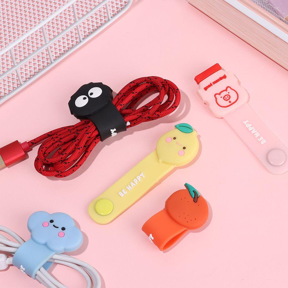 POPULAR Populer Pelindung Kabel Bookmark Cord Protector Multifungsi Earphone Winder