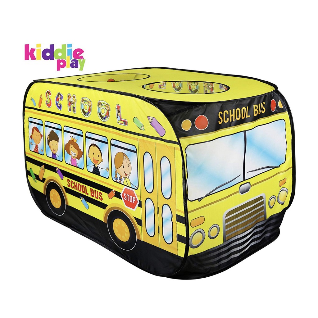 Mainan Tenda Anak Murah Kemping Model Bus Sekolah / School Bus Tent