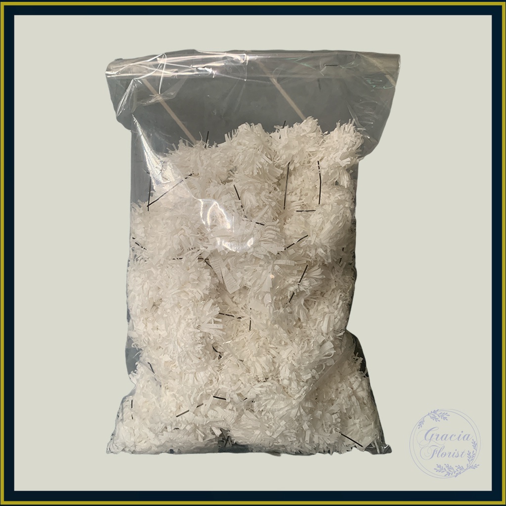 _Moonflower Bunga Suyok Kertas Krep/Crepe Untuk Bunga Papan 100 Pcs