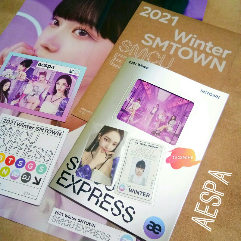 [READY] SHARING 2021 WINTER SMTOWN SMCU EXPRESS AESPA OFFICIAL ALBUM