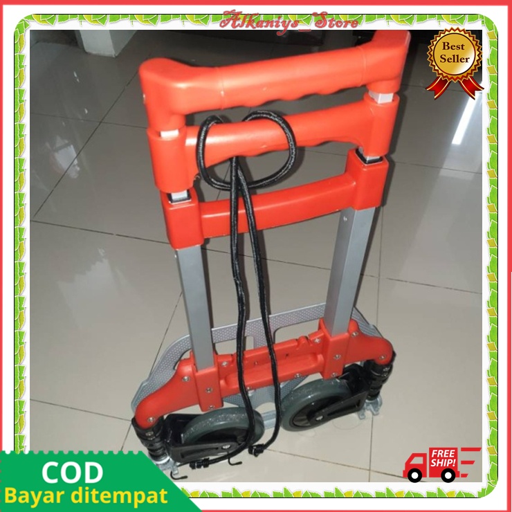 Troli Lipat Serbaguna Besar Multifunction Folded Trolley Tas Belanja Rekreasi Barang Kenmaster Jumbo