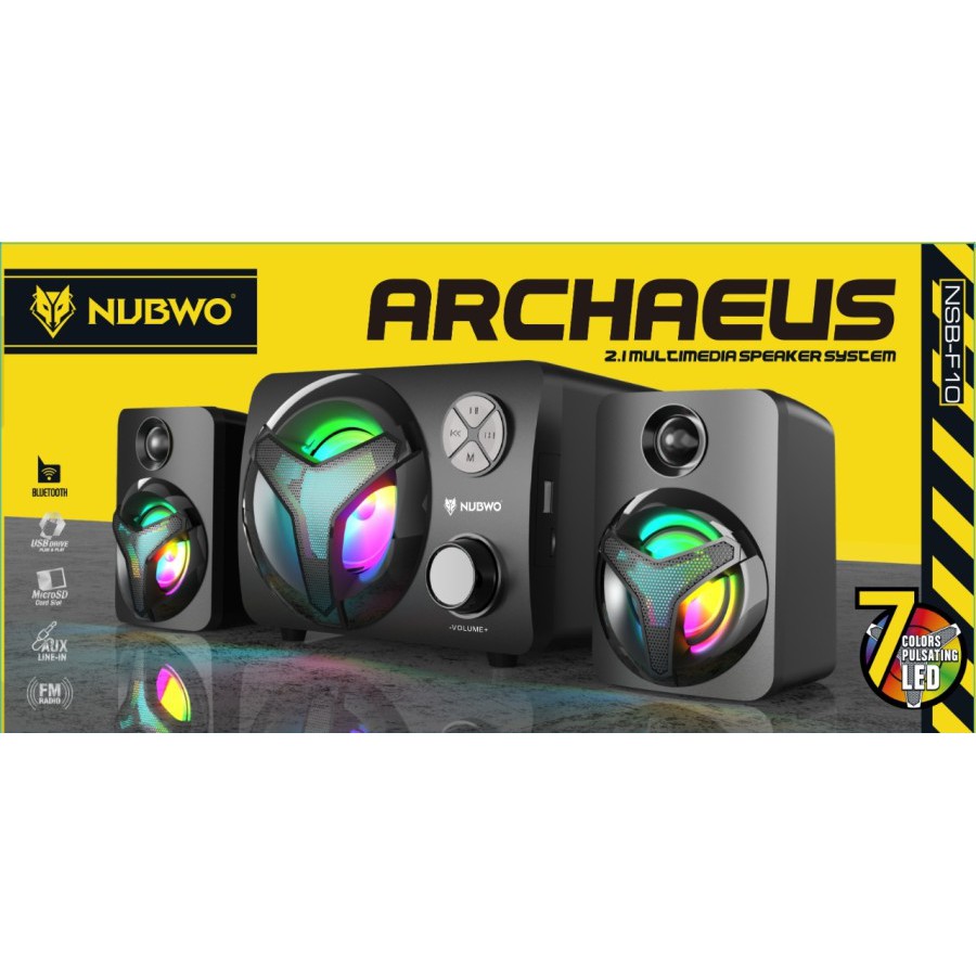 Speaker Subwoofer NUBWO NSB-F10 ARCHAEUS Speaker Bluetooth - AUX+USB