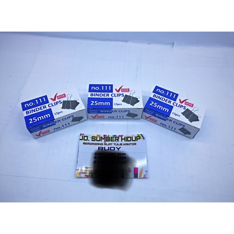 

BINDER CLIPS NO.111 25mm