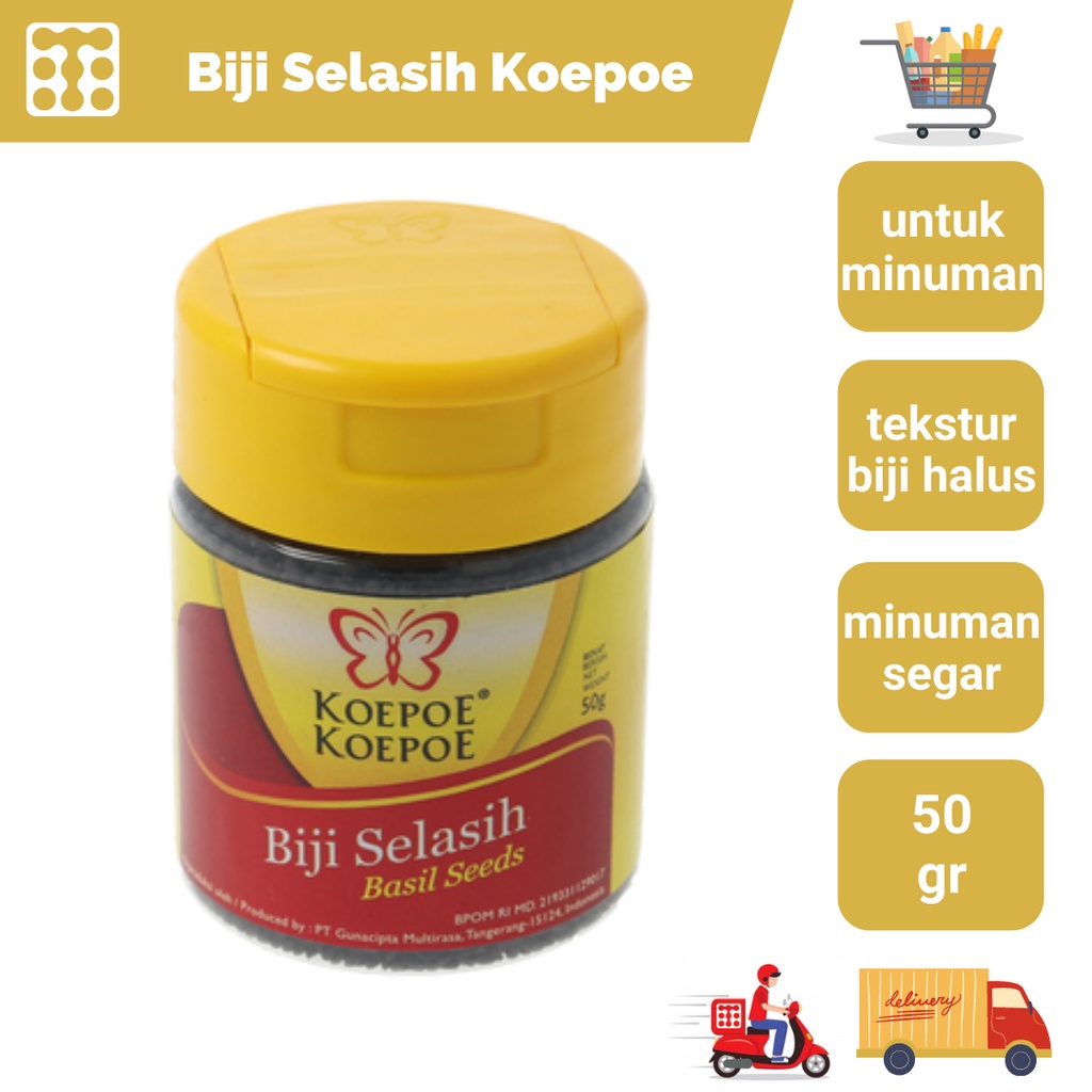 

Biji Selasih Koepoe 50 Gram (Botol Kecil)