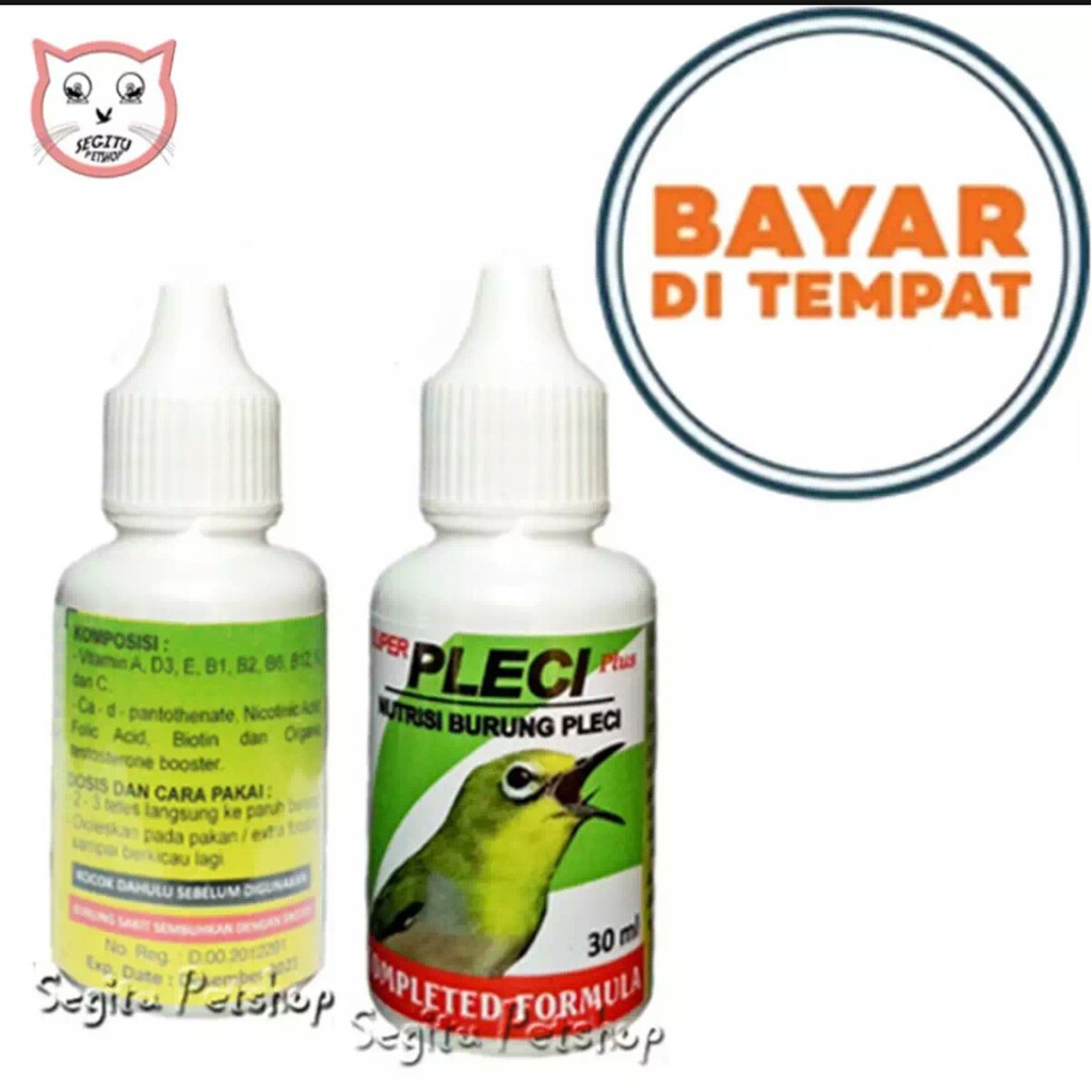 OBAT VITAMIN BURUNG SUPER PLECI