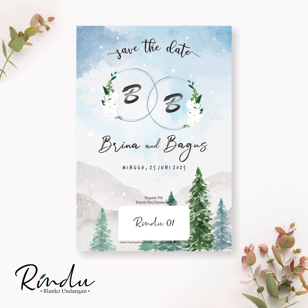 Blangko Undangan Rindu 01 (Free File Setting)