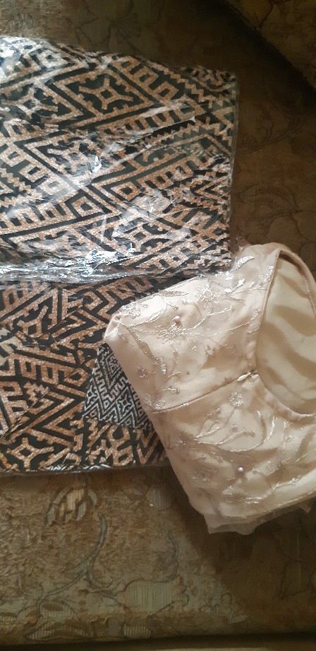 (ready Anak) Sarimbit Couple Batik Span Modern Renata Pinguin Etnic Free Selendang