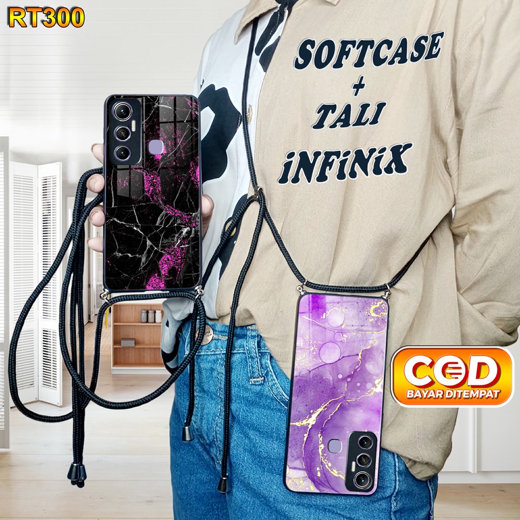 RT300 Softcase Kilau + Tali infinix Hot 11 Case Kilau Hot 8 Hot 9 Hot 9 play Hot 10 Hot 10 play Hot 