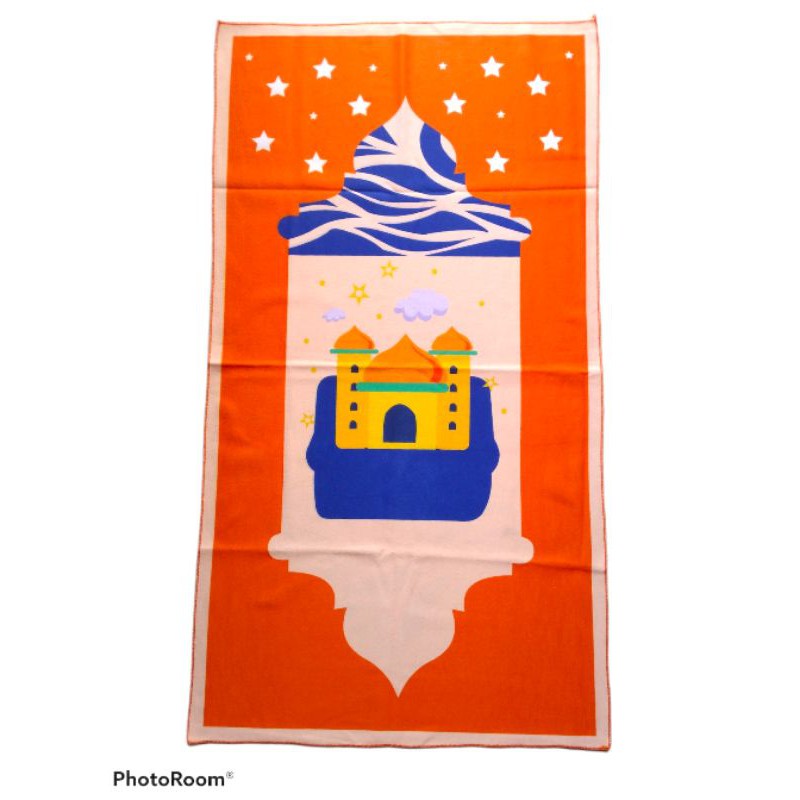 SAJADAH PRINTING ANAK LAKI LAKI DAN PEREMPUAN BISA CUSTOM NAMA-Mesjid 2