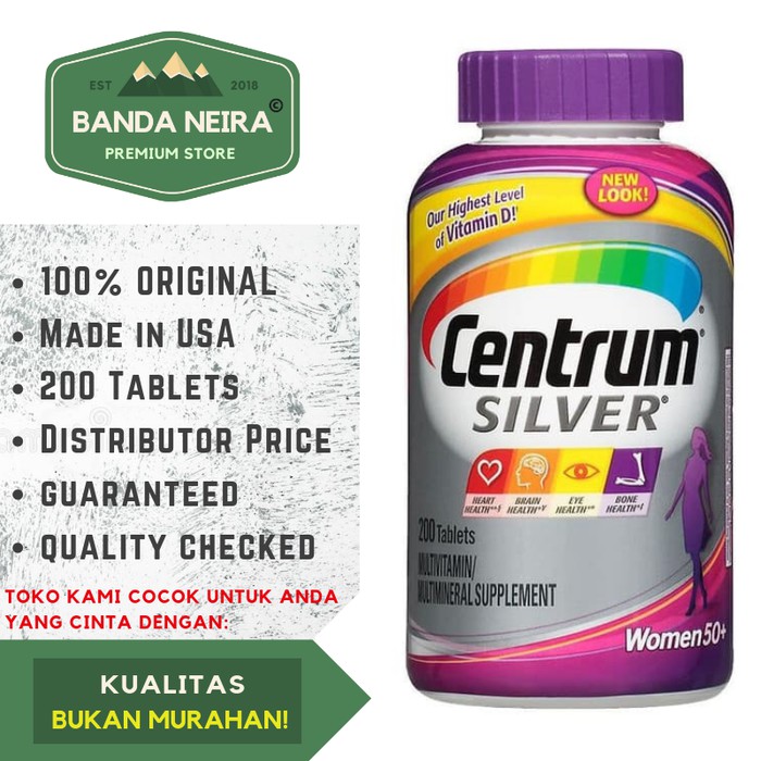 Centrum Silver Women 50+ Plus 200 Tablet