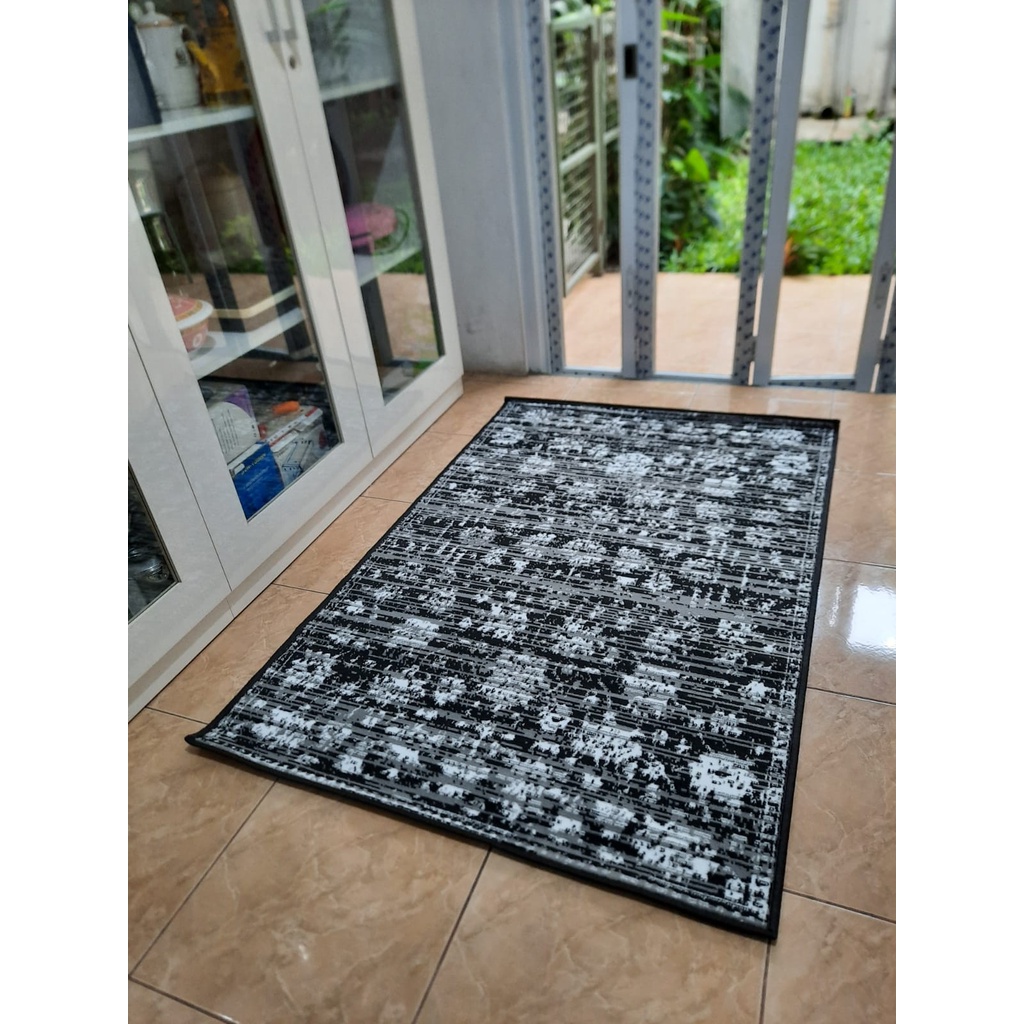 KARPET SUPER SHAMA 100X150 SM02 MONOKROM-3