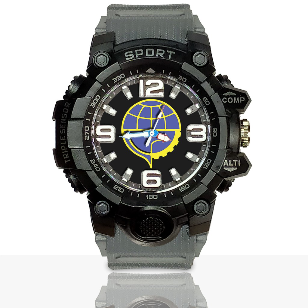 Jam Tangan Custom DISHUB Ruber- Water Resistant