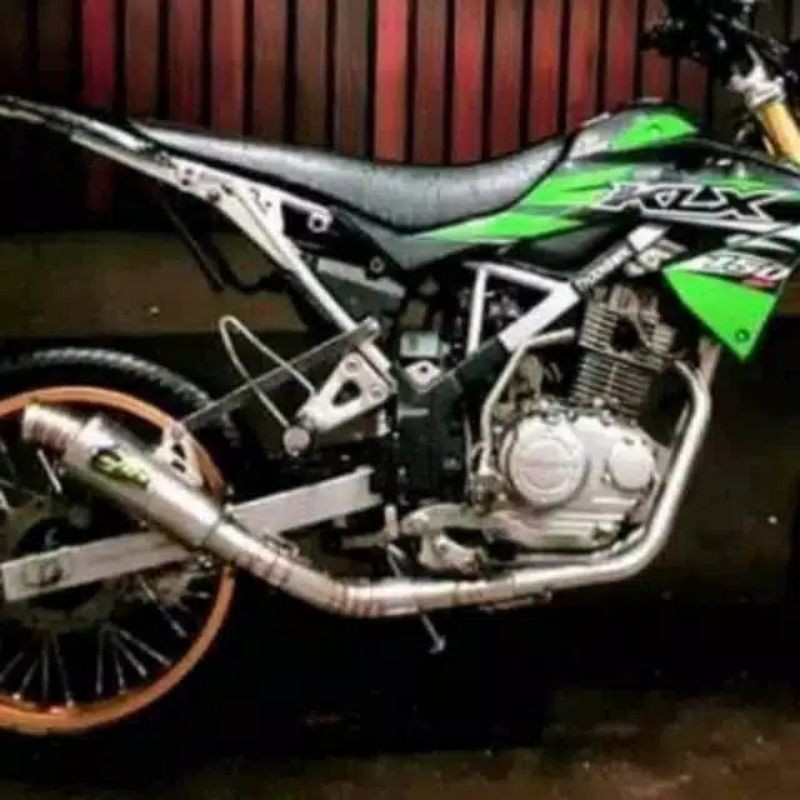 KNALPOT JRM KOLONG BAWAH PNP KLX CRf D-Tracker