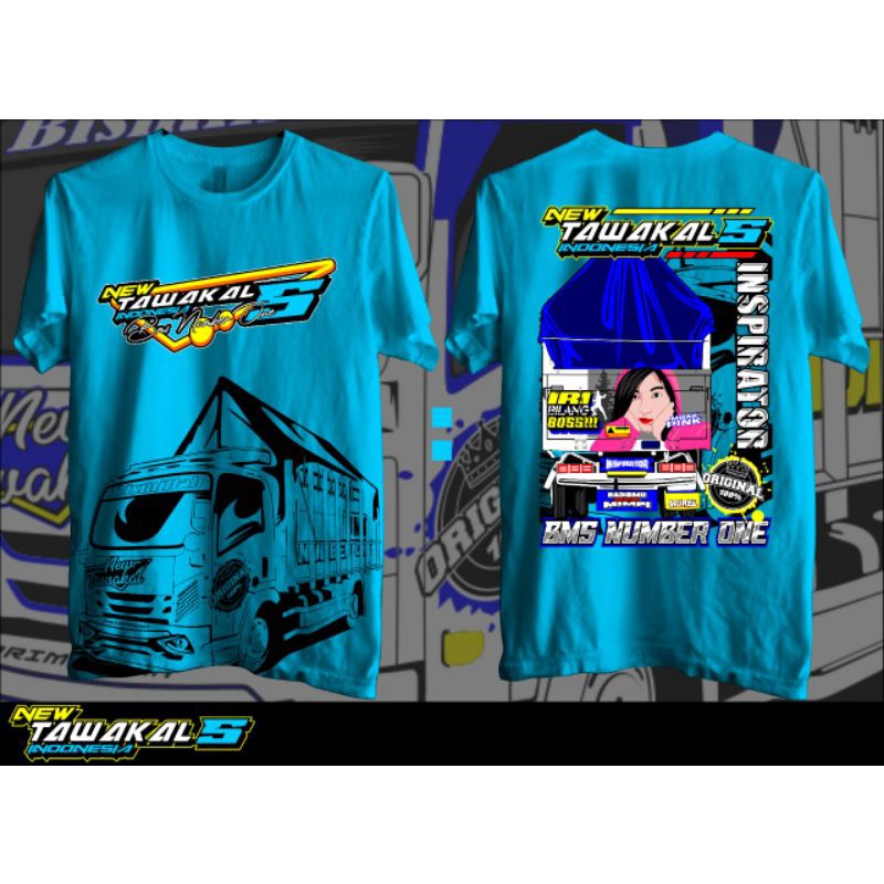 KAOS TRUK NEW TAWAKAL 5 || KAOS TRUK PREMIUM || KAOS TRUK ORIGINAL || KAOS SOPIR