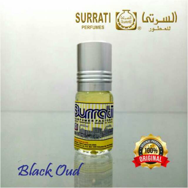 Black Oud 3ml Surrati Original