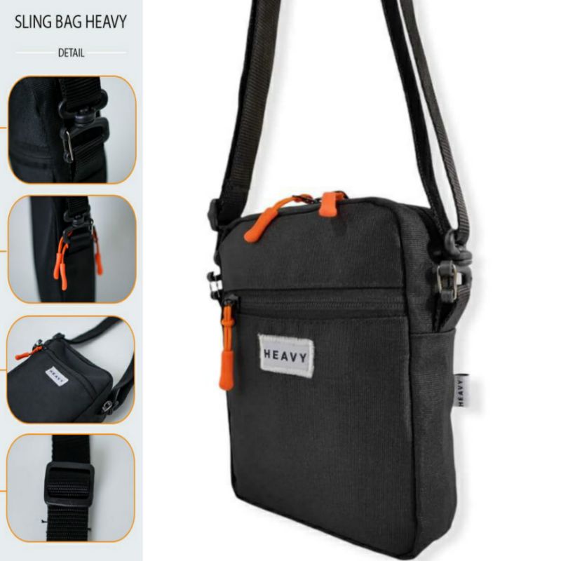 [HEAVY.BAG] SLINGBAG ORIGINAL HEAVY. TAS SELEMPANG . SLINGBAG HEAVY . TAS PRIA HEAVY . SLINGBAG MINI