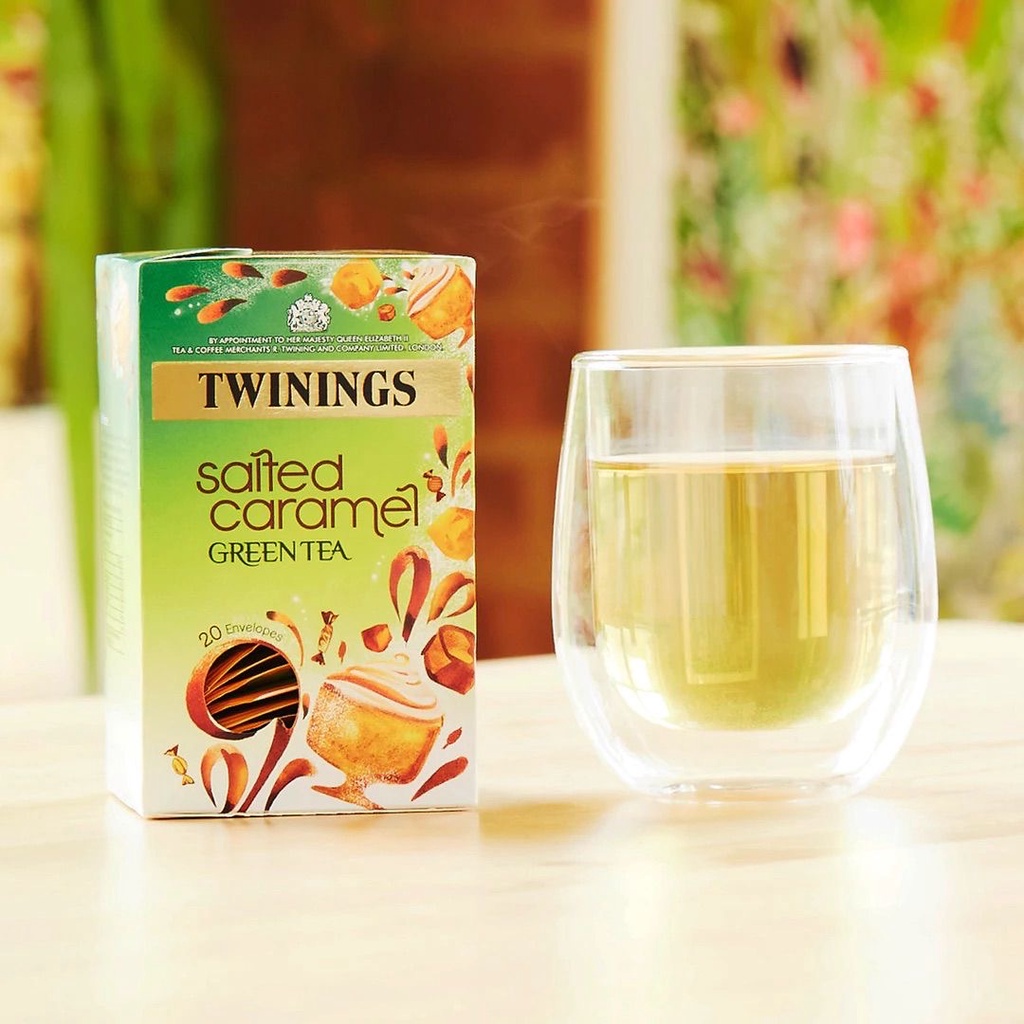 Twinings Salted Caramel Green Tea All Natural Ingredients 20s x 2g