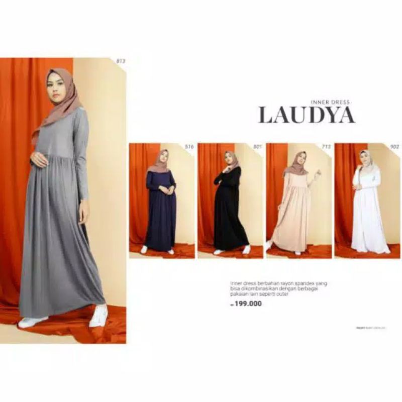 INNER GAMIS DALEMAN GAMIS KAOS DAUKY L DRESS LAUDYA