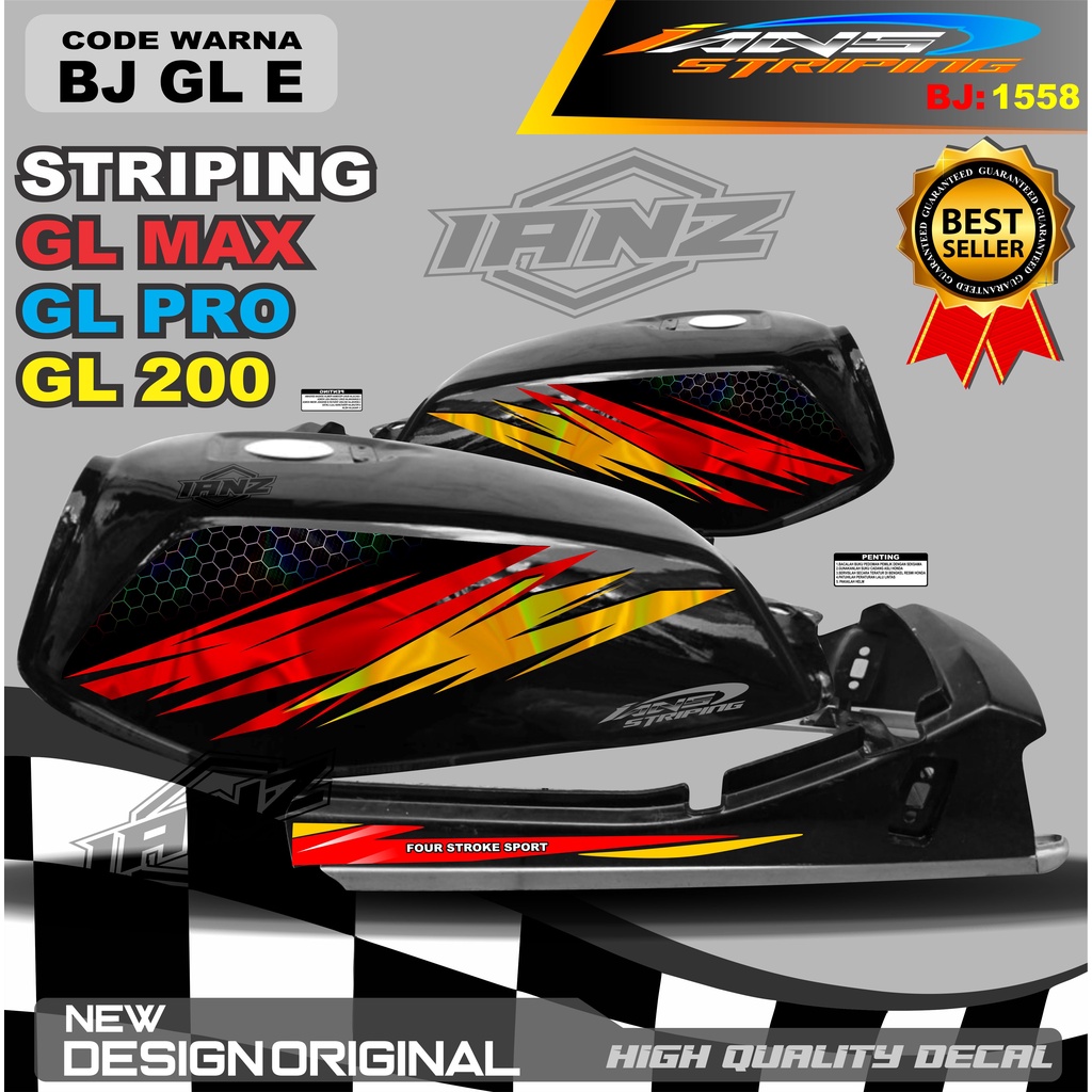 STIKER STRIPING GL MAX VARIASI HOLOGRAM / STRIPING GL PRO MAX VARIASI HOLOGRAM / STRIPING GL