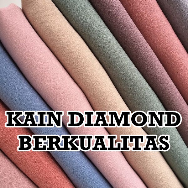 Bahan Kain Diamond Italiano / Diamond Crepe Berkualitas