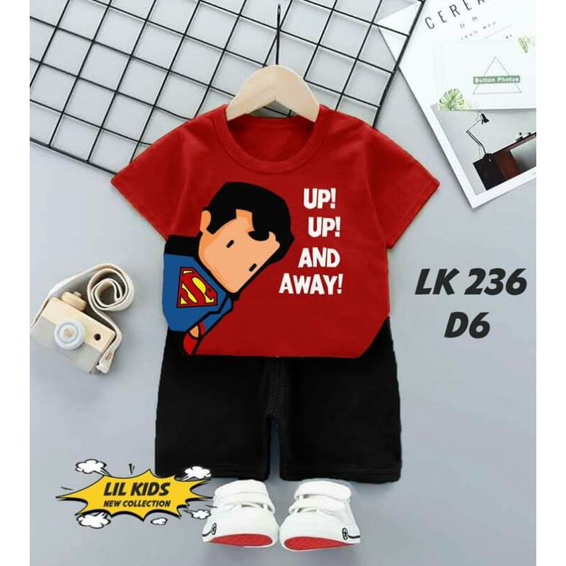 LK236 BAJU MAEN ANAK CWO (bahan kaos printing)