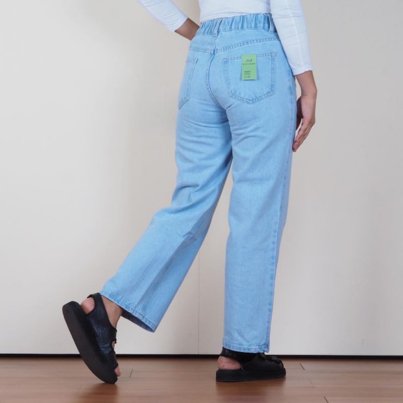 CELANA WANITA KULOT JEANS PANJANG KEKINIAN