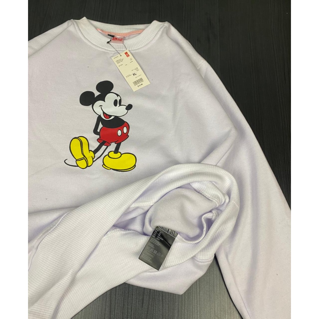 crewneck micky uniqlo UNISEX