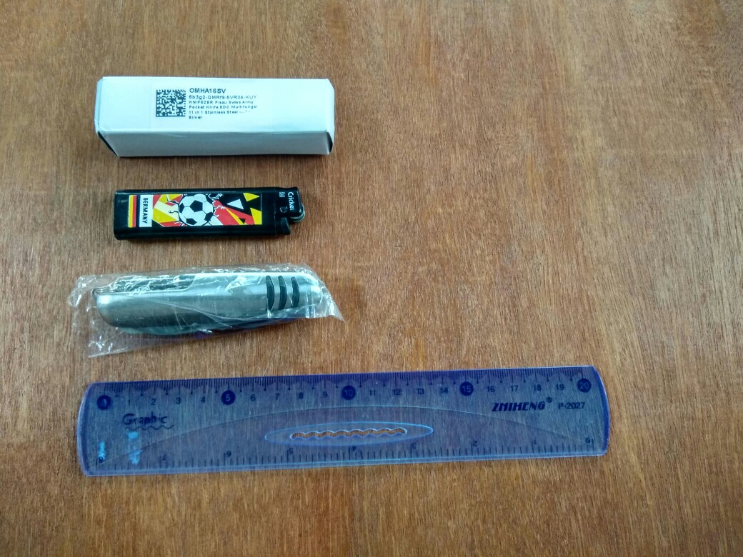 Knifizer Pisau Dapur Lipat 11 In 1 Stainless - A3011