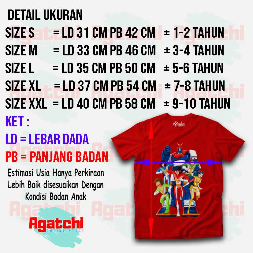 Kaos Atasan Anak Laki Laki Kids T Shirt Voltus 5