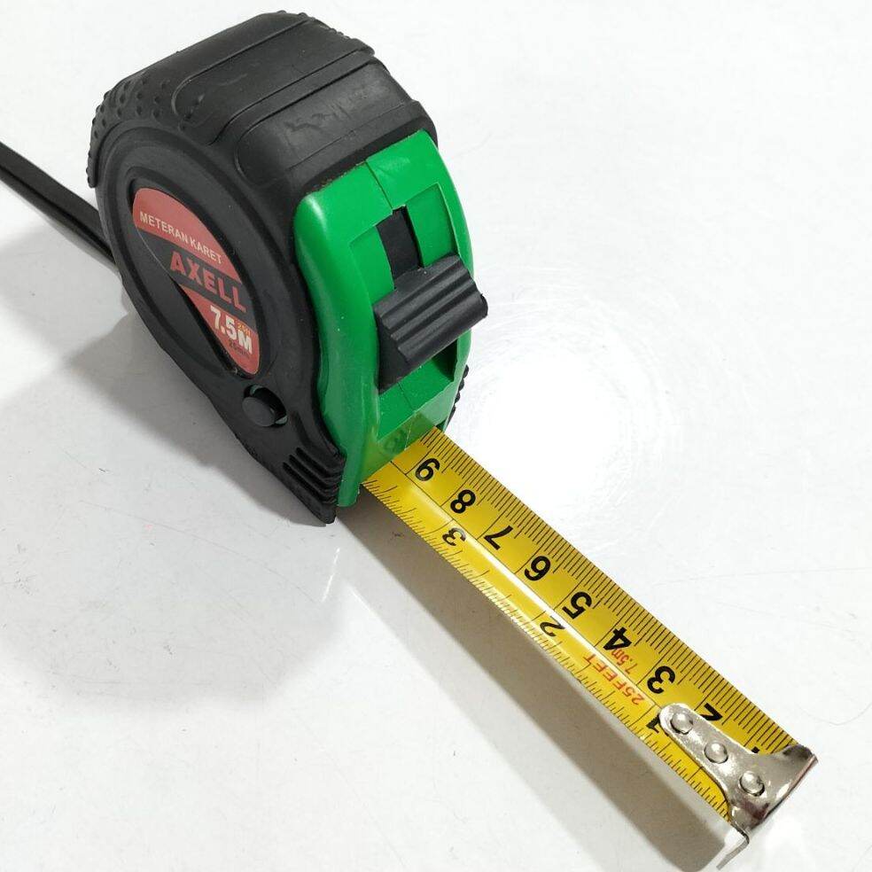 Meteran Karet 7.5M × 25mm TERMURAH / 7.5meter Roll  (G7117)