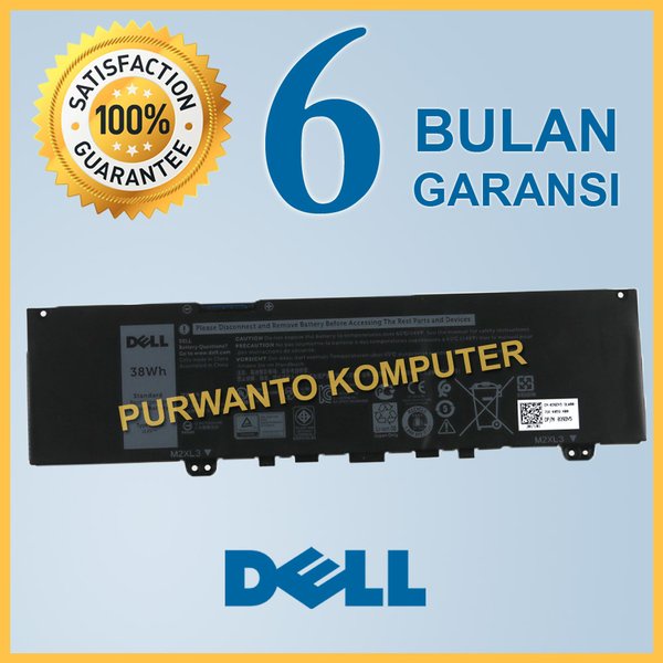 Original Baterai Laptop DELL Inspiron 13 7370-D1701P 7370-D1701S 7370-D1705P 7370-D1705S 7370-D1805P