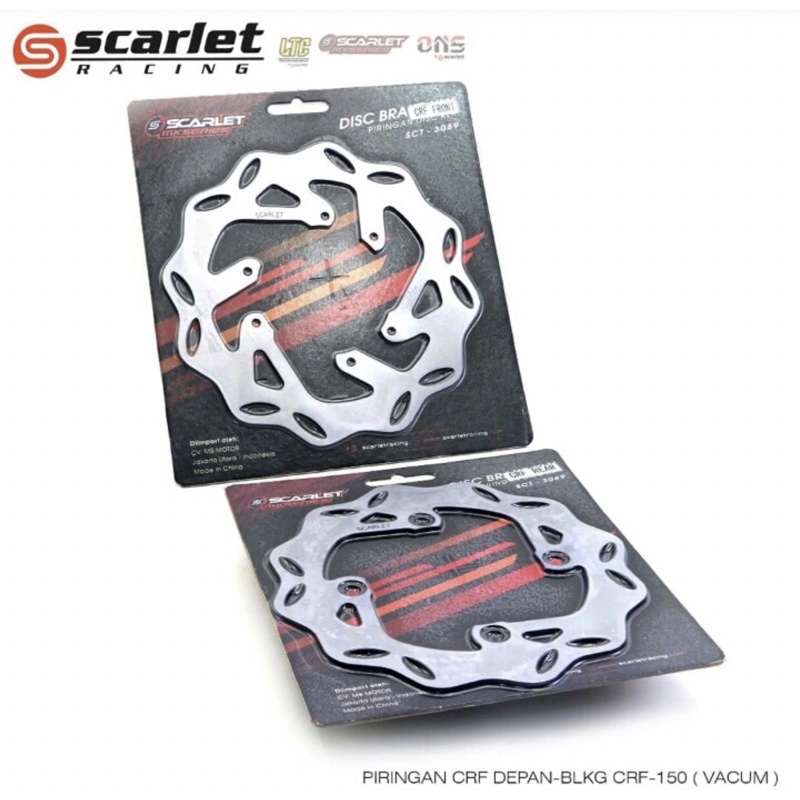 piringan depan belakang WR155-CRF150-KLX 150 SET DEPAN BELAKANG DISK CAKRAM SET DEPAN BELAKANG