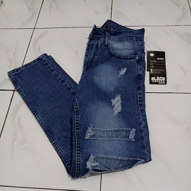 CELANA PENSIL SOBEK PRIA / CELANA SKINNY PRIA DISTRO