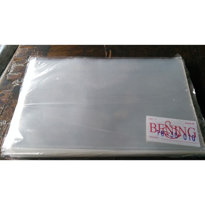 Jual Kantong plastik bening PP tebal 0,08 / 0,10 mm - merk Bening (per Kg) Terlaris