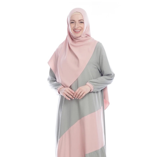 Yanna azwar haiqa dress set hijab