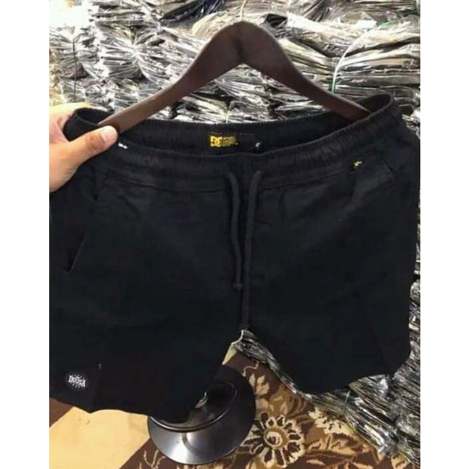 CELANA PENDEK PRIA SHORTPANTS BOARDSHORT PREMIUM SANTAI-BOARDSHORT HITAM