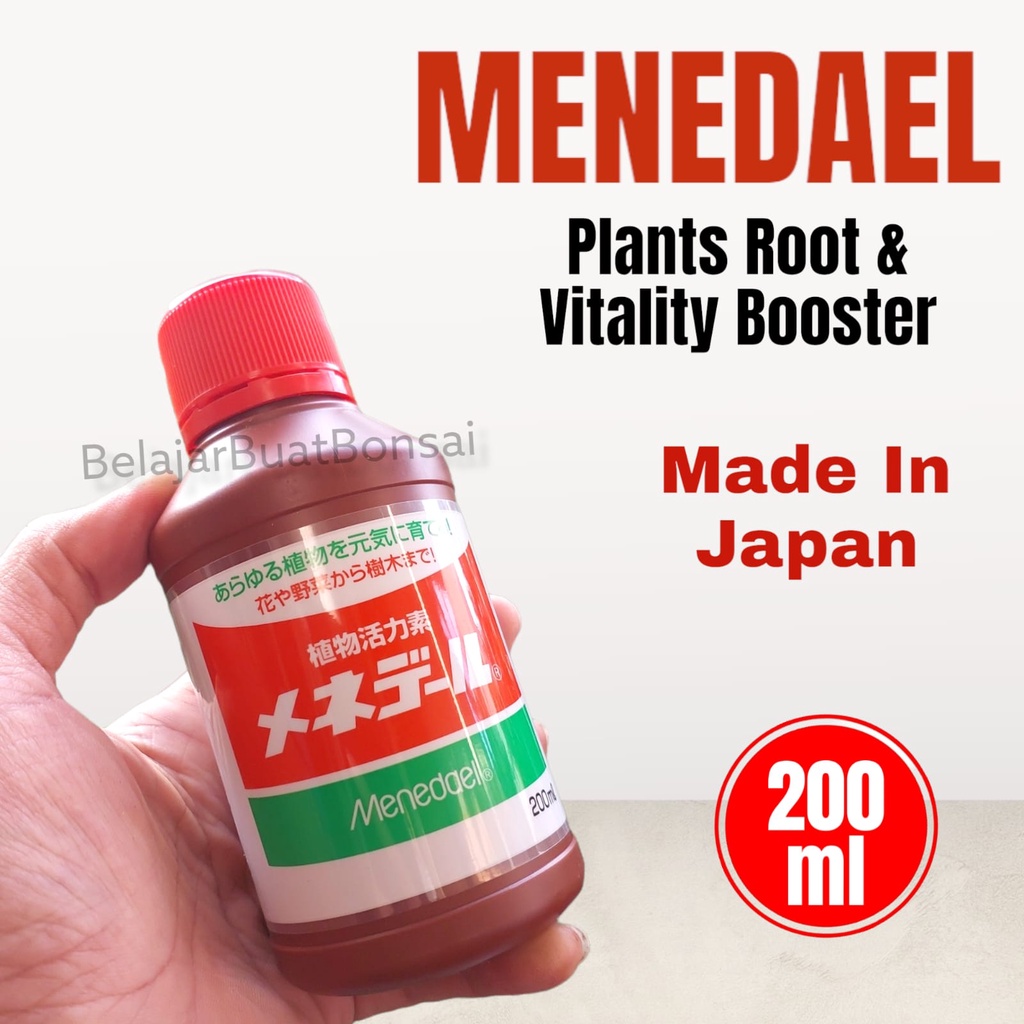 Pupuk Cair MENEDAEL 200ml Plants Booster Premium Ori Jepang